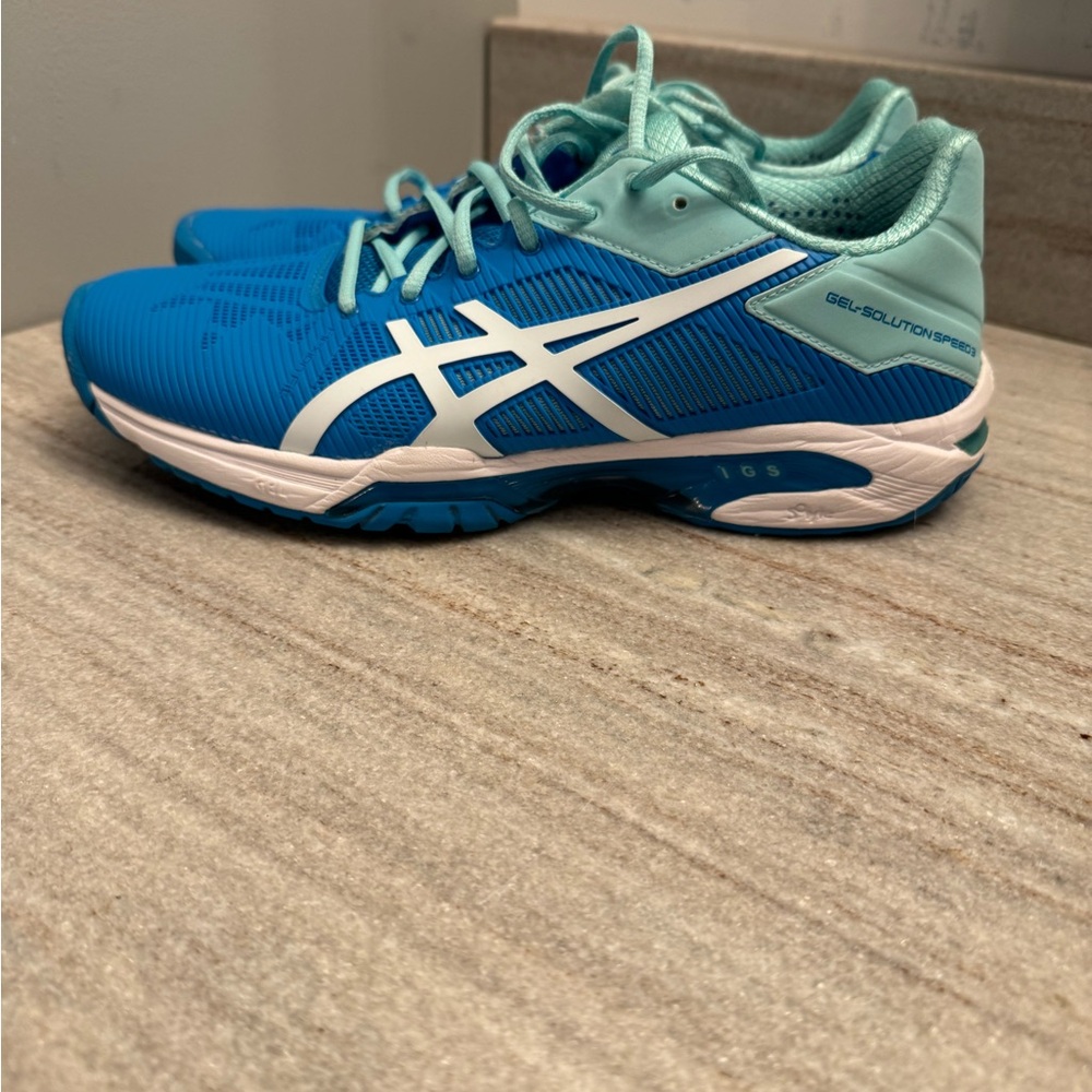 Asics Blue Teal Athletic Shoes